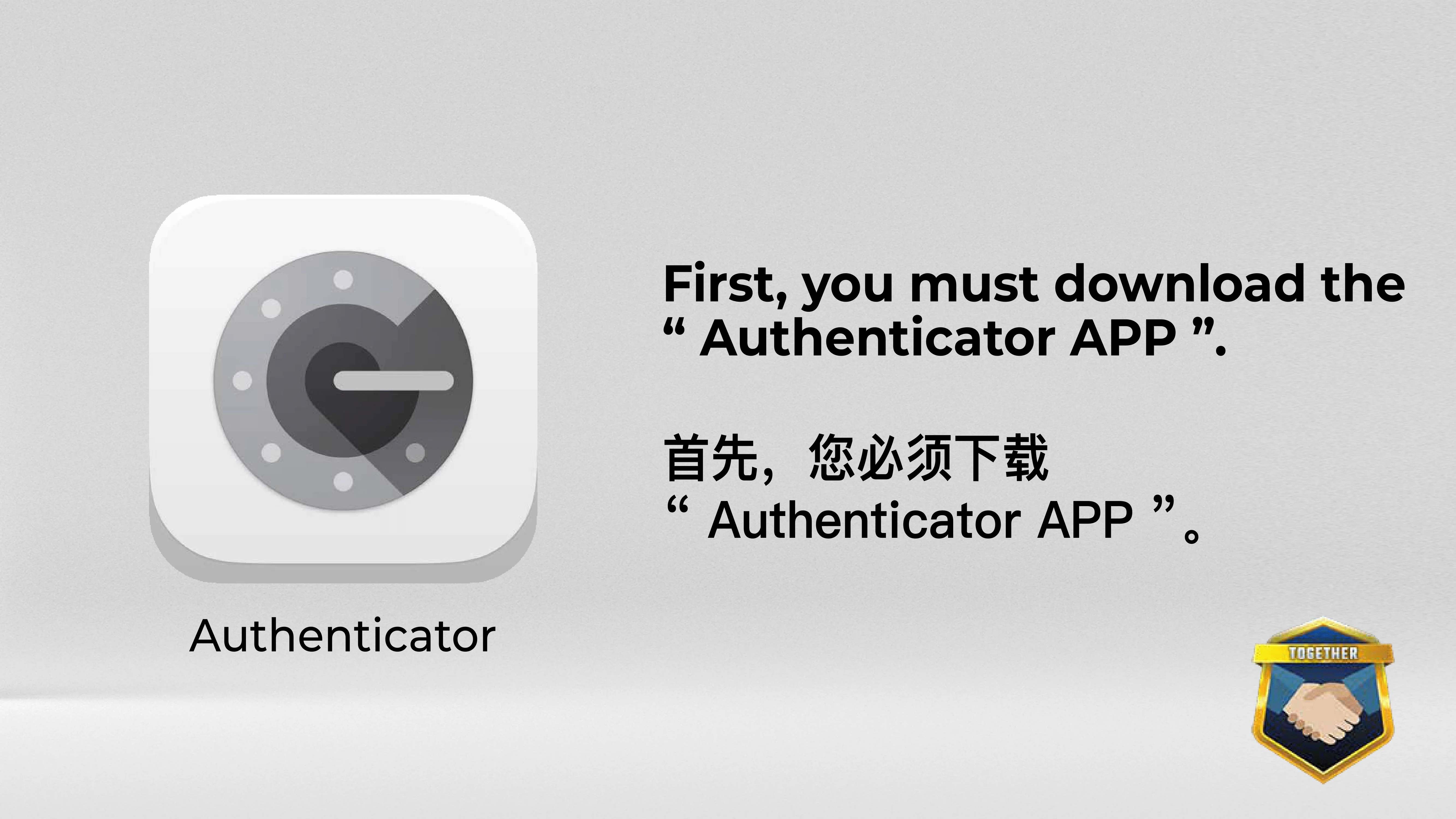 Winbox TFA verification login tutorial step 2 - Account setup instructions