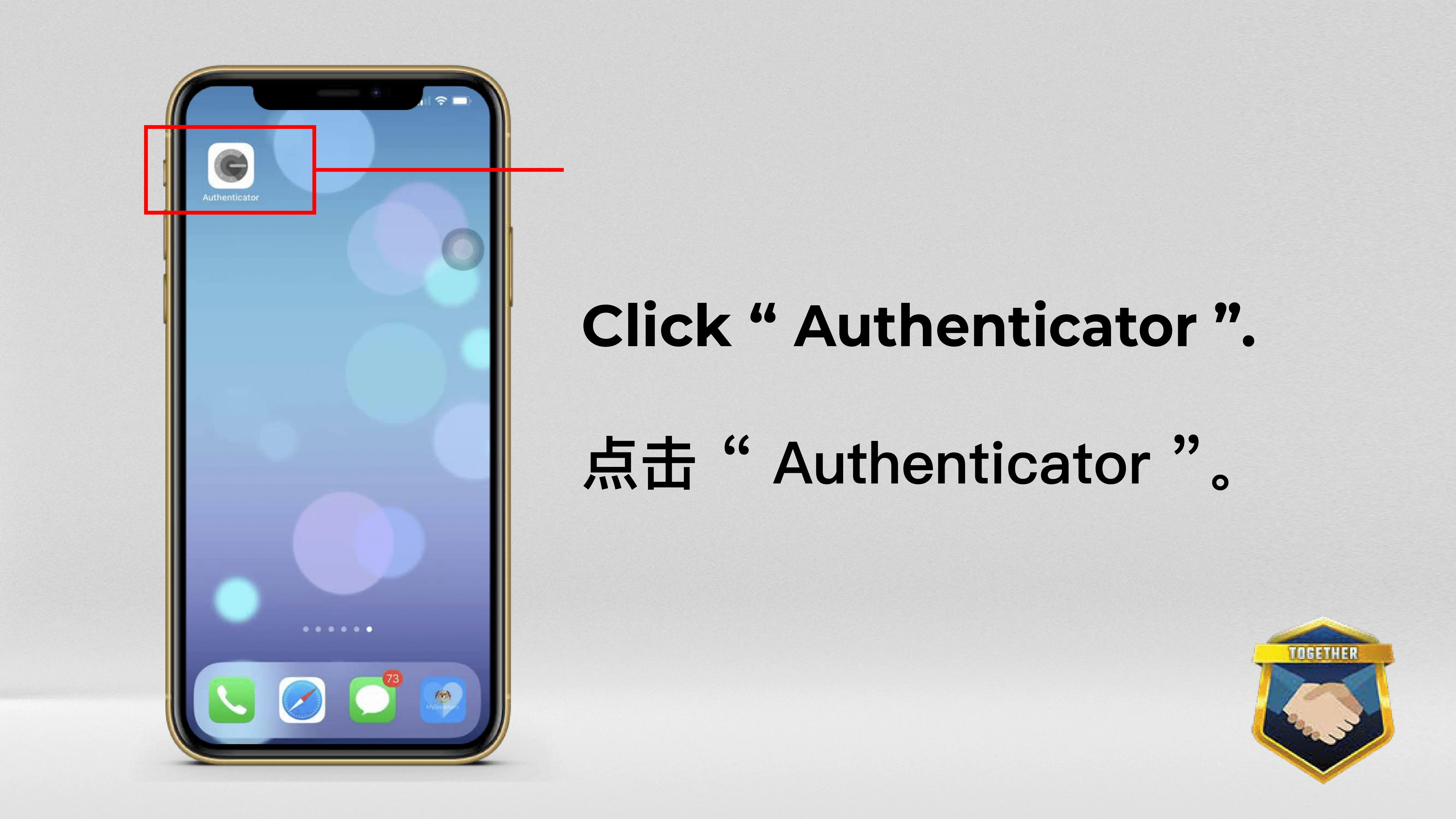 Winbox TFA verification login tutorial step 5 - Account setup instructions